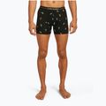 Bokserki termoaktywne męskie icebreaker Anatomica Snow Day black/peridot/aop 2