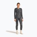 Longsleeve trekkingowy damski icebreaker Merino 260 Tech Vertex Crewe Delta Lines AOP black/snow/j 2