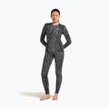 Longsleeve trekkingowy damski icebreaker Merino 260 Tech Vertex Crewe Delta Lines AOP black/snow/j 4