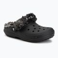 Klapki Crocs Classic Fleece Lined black