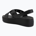 Sandały damskie Crocs Broklyn 4U Cross Strap black 3