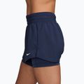 Spodenki do biegania damskie Nike One Dri-FIT 2IN1 midnight navy/white 3