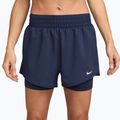 Spodenki damskie Nike One Dri-Fit High-Waisted 3" 2In1 midnight navy