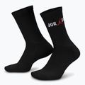 Skarpety  Jordan Everyday Crew 1 para black/white/university red