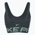 Biustonosz treningowy Nike Pro Indy Plunge seaweed/clay green/white 7