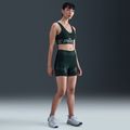 Biustonosz treningowy Nike Pro Indy Plunge seaweed/clay green/white 9