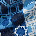 Torba treningowa Nike Brasilia 9.5 Aop 60 l university blue/black/white 10