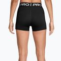 Spodenki damskie Nike Pro Mid-Rise Biker 3" black/white 2