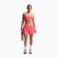 Spodenki treningowe damskie Nike Pro Dri-Fit Mid-Rise Brief-Lined 3" sea coral/white 2