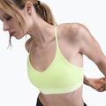Biustonosz treningowy Nike Dri-Fit Indy Light Support light lemon twist/white pearl 2
