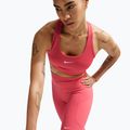 Biustonosz treningowy Nike Swoosh Medium Support sea coral/white 4