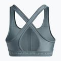 Biustonosz treningowy Under Armour Crossback Mid jasper blue/serpentine 4