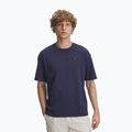 Koszulka męska Under Armour Woven Label Heavyweight washed navy/black