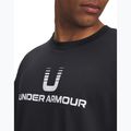 Koszulka męska Under Armour Logo Heayweight black/white 3