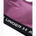 Biustonosz treningowy Under Armour Crossback Mid fuchsia dusk/black/white 3