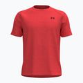 Koszulka treningowa męska Under Armour Tech Textured venom red/black