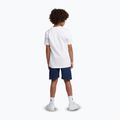 Komplet dziecięcy New Balance Stacked Logo Tee & FT Short nb bright white 2