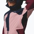 Kurtka narciarska damska Columbia Liftline eraser pink/collegiate navy/rich wine 9
