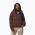Kurtka puchowa damska Columbia Amaze Puff Hooded tobacco