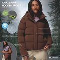 Kurtka puchowa damska Columbia Amaze Puff Hooded tobacco 17