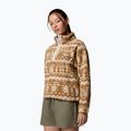 Bluza polarowa damska Columbia Helvetia II Printed Cropped Half Snap delta/retrotree 4