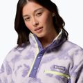 Bluza polarowa damska Columbia Helvetia II Printed Cropped Half Snap stormwatch/sprayflower 5