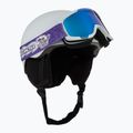 Kask narciarski dziecięcy Salomon Player Combo + Gogle XV Jr ice flow/ice flow mid blue 9