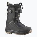 Buty snowboardowe męskie Salomon Echo Dual Boa black/black/deep lichen green 6