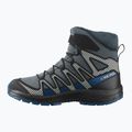 Buty turystyczne dziecięce Salomon XA Pro V8 Winter Waterproof turbulence/black/dark blue 9