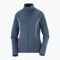 Bluza polarowa damska Salomon Lightwarm Full Zip blue nights 9