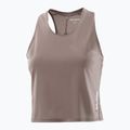 Koszulka do biegania damska Salomon Sense Aero Short Tank iron 4