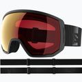 Gogle narciarskie Salomon Radium Pro Outline Sigma Photo S1-S3 black/sigma photo poppy red 2