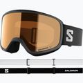 Gogle narciarskie dziecięce Salomon Rio S2 black/flash tonic orange 2