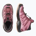 Buty turystyczne dziecięce Salomon XA Pro Mid Waterproof nocturne/dusky orchid 10