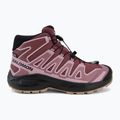 Buty turystyczne dziecięce Salomon XA Pro Mid Waterproof nocturne/dusky orchid 2