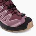 Buty turystyczne dziecięce Salomon XA Pro Mid Waterproof nocturne/dusky orchid 7