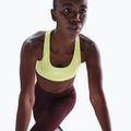 Biustonosz treningowy Nike Swoosh Medium Support light lemon twist/stone mauve/white 4