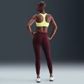Biustonosz treningowy Nike Swoosh Medium Support light lemon twist/stone mauve/white 7