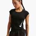 Koszulka do biegania damska Nike Swoosh Run Dri-Fit black/white/white 2
