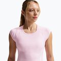Koszulka do biegania damska Nike Swoosh Run Dri-Fit pink foam/photon dust/white 4