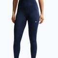 Legginsy damskie Nike One Seamless Front High-Waisted midnight navy/white