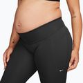 Legginsy treningowe damskie Nike One Maternity High-Waisted 7/8 black/white 3