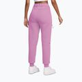 Spodnie damskie Nike Sportswear Tech Fleece Mid-Rise light magenta/black 2