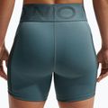 Spodenki damskie Nike Pro Sculpt High Waisted 5" Biker mineral slate/faded spruce/white 5