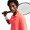 Koszulka tenisowa męska Nike Court Dri-Fit Polo Solid hot lava/black 6