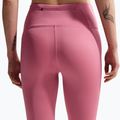 Legginsy do biegania damskie Nike Tempo Swoosh Run High-Waisted 7/8 peony/white 5