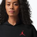 Bluza damska  Jordan Fleece Hoodie black/gym red 4