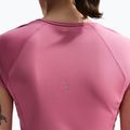 Koszulka do biegania damska Nike Swoosh Run Dri-Fit peony/photon dust/white 6