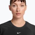 Koszulka treningowa damska Nike Pro Seamless Dri-Fit black/white 3