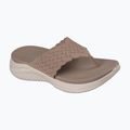 Klapki damskie SKECHERS Ultra Flex 3.0 Rhythm Waves brown 8